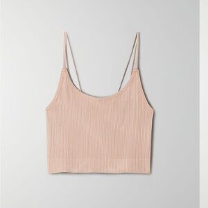 Sunday Best (Aritzia) Light Pink Ribbed Camisole